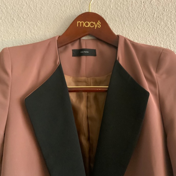 Dolly Varden - Double Breasted Blazer Size S Blush Pink - Picture 3 of 8